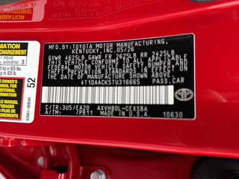 New 2026 Toyota Camry SE FWD image 34