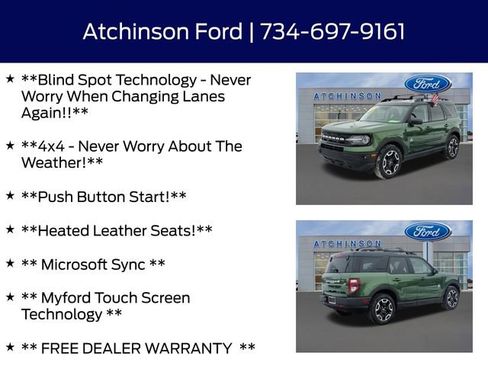 Certified 2023 Ford Bronco Sport Outer Banks image 8