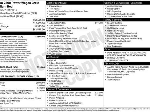 Used 2017 RAM 2500 Power Wagon w/ Leather & Luxury Group image 42