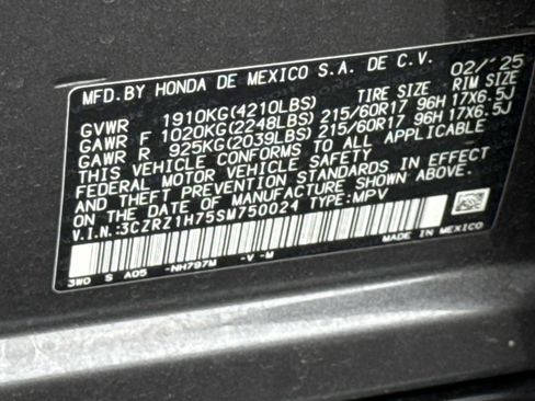 Used 2025 Honda HR-V EX-L image 25