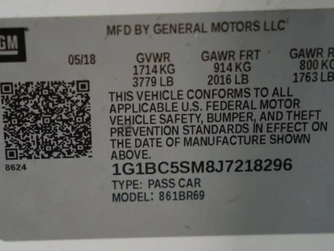 Used 2018 Chevrolet Cruze LS FWD image 15