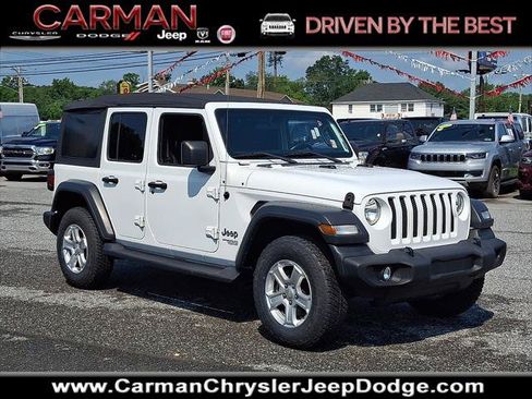 Certified 2018 Jeep Wrangler Unlimited Sport S AWD/4WD image 1
