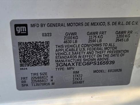 Used 2023 Chevrolet Equinox LT w/ LPO, Floor Liner Package image 23