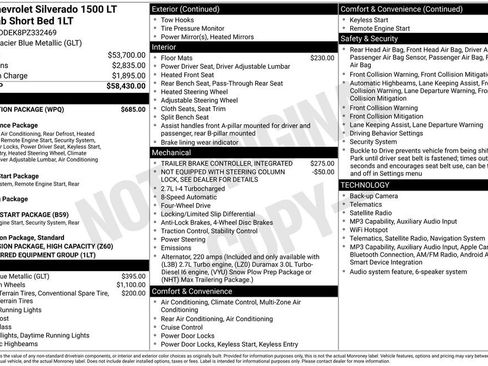 Used 2023 Chevrolet Silverado 1500 LT w/ Protection Package AWD/4WD image 1