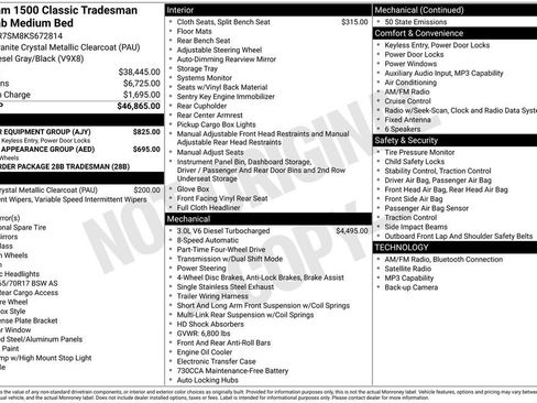 Used 2019 RAM 1500 Tradesman w/ Popular Equipment Group image 4
