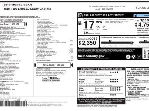 Used 2017 RAM 1500 Limited image 28