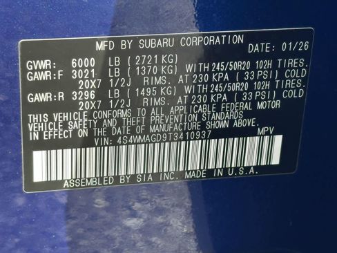 New 2026 Subaru Ascent Limited image 29