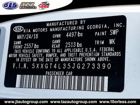 Used 2018 Kia Optima LX w/ 17" Alloy Wheels Package FWD image 18