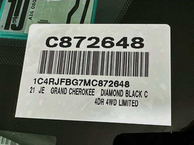 Used 2021 Jeep Grand Cherokee Limited w/ Quick Order Package 2GK 80th AWD/4WD image 25