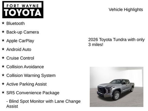 New 2026 Toyota Tundra SR5 AWD/4WD image 7