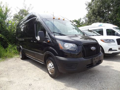 Used 2022 Ford Transit 350 148 High Roof Extended DRW w/ Load Area Protection Package RWD image 1