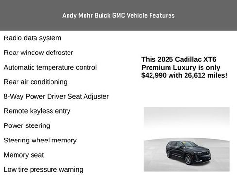 Used 2025 Cadillac XT6 Premium Luxury image 8