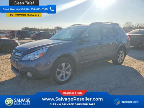 Used 2014 Subaru Outback 2.5i Limited w/ Moonroof Package AWD/4WD image 1