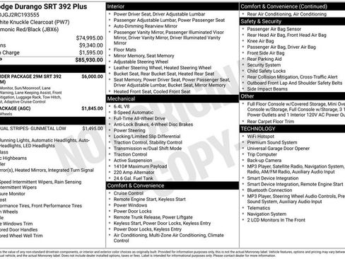 Used 2024 Dodge Durango SRT AWD/4WD image 37