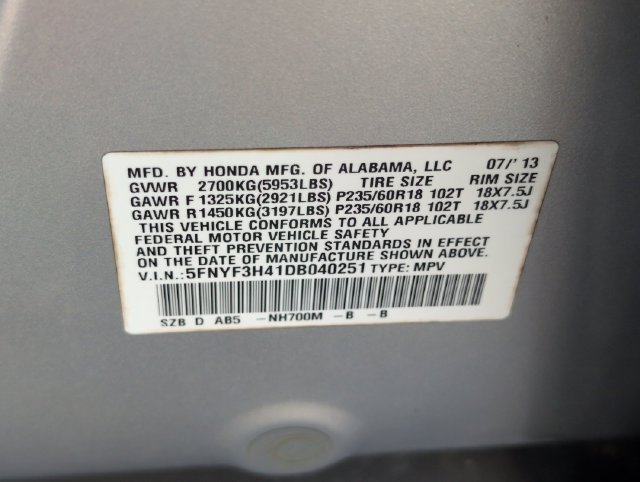 Used 2013 Honda Pilot EX image 31