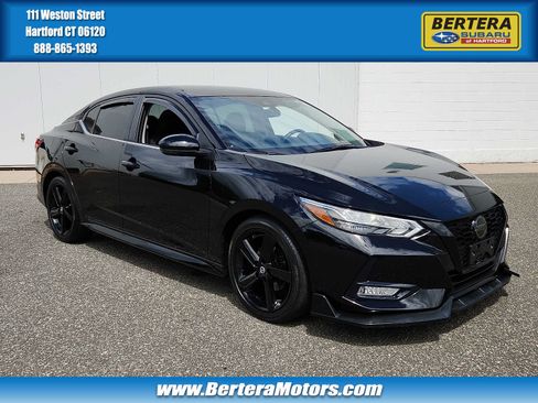 Used 2023 Nissan Sentra SR w/ Midnight Edition Package FWD image 1