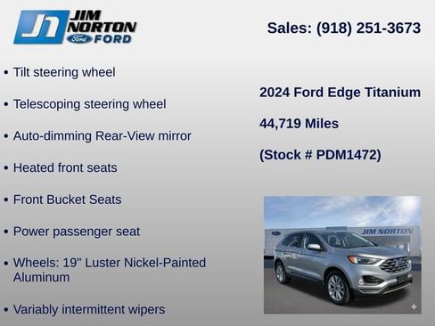 Used 2024 Ford Edge Titanium AWD/4WD image 37