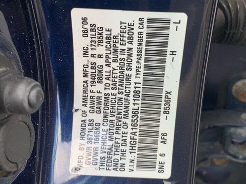 Used 2006 Honda Civic LX image 11