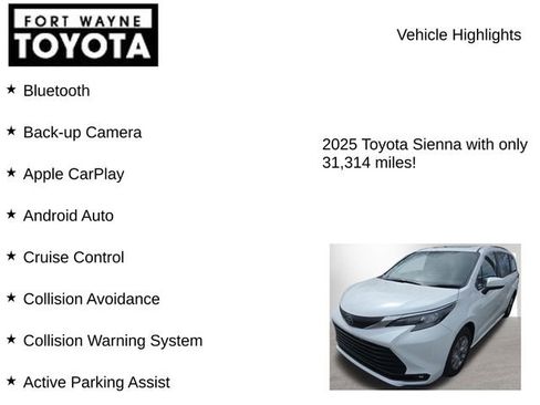 Used 2025 Toyota Sienna XLE FWD image 7