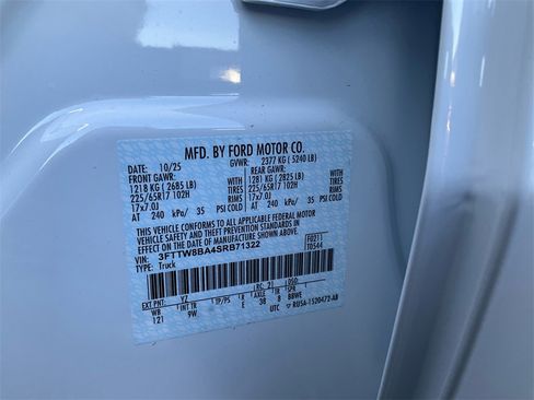 New 2025 Ford Maverick XL w/ Equipment Group 102A image 18