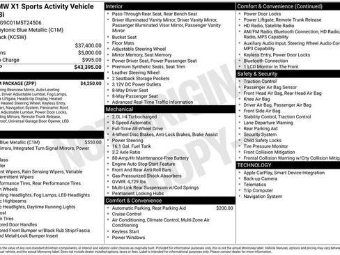 Used 2021 BMW X1 xDrive28i w/ Premium Package image 5