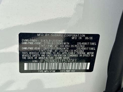 New 2026 Subaru Outback Wilderness AWD/4WD image 34