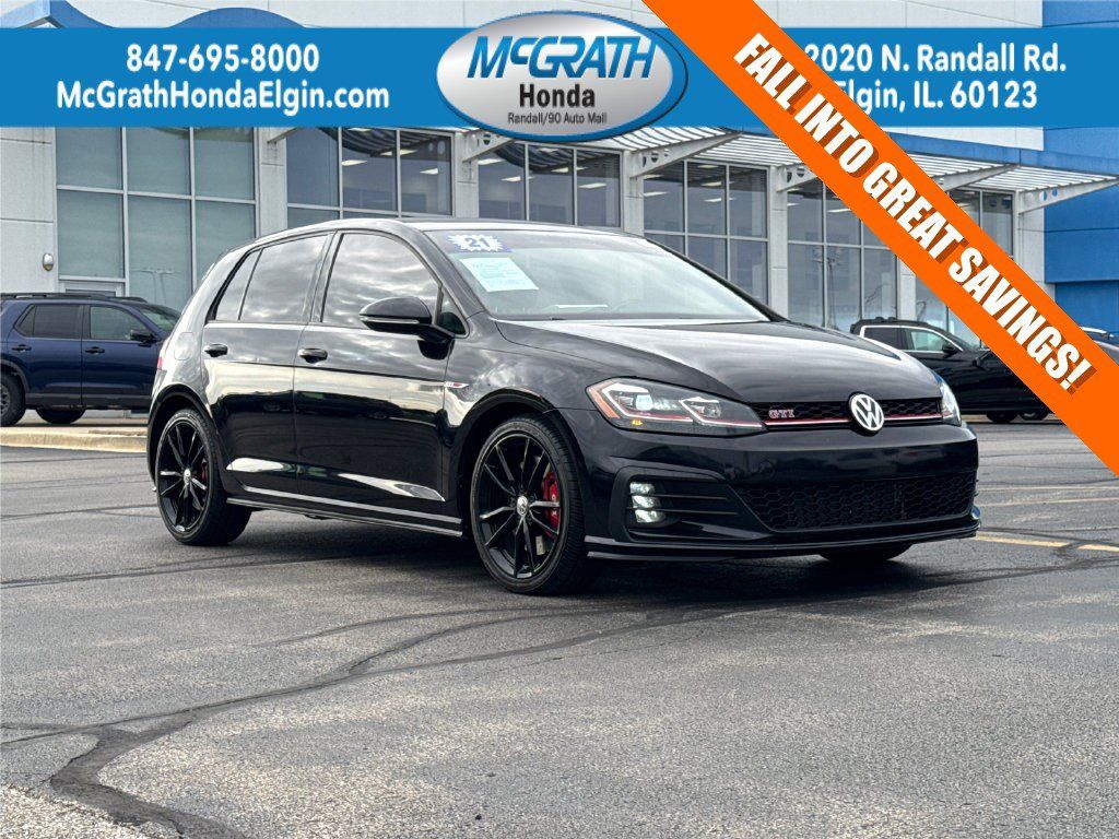 Used 2021 Volkswagen GTI SE FWD image 1
