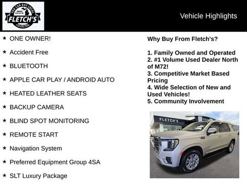 Used 2024 GMC Yukon SLT w/ SLT Luxury Package AWD/4WD image 2