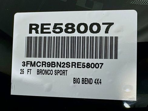 Used 2025 Ford Bronco Sport Big Bend w/ Convenience Package image 22