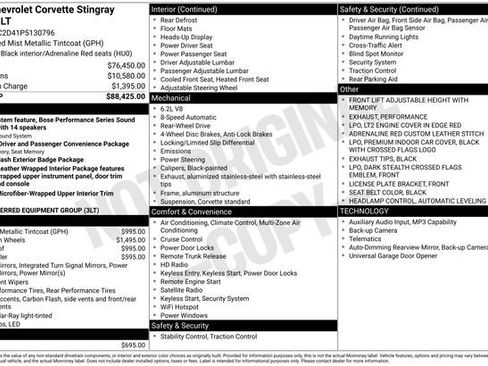 Used 2023 Chevrolet Corvette Stingray Premium Cpe w/ 3LT image 37