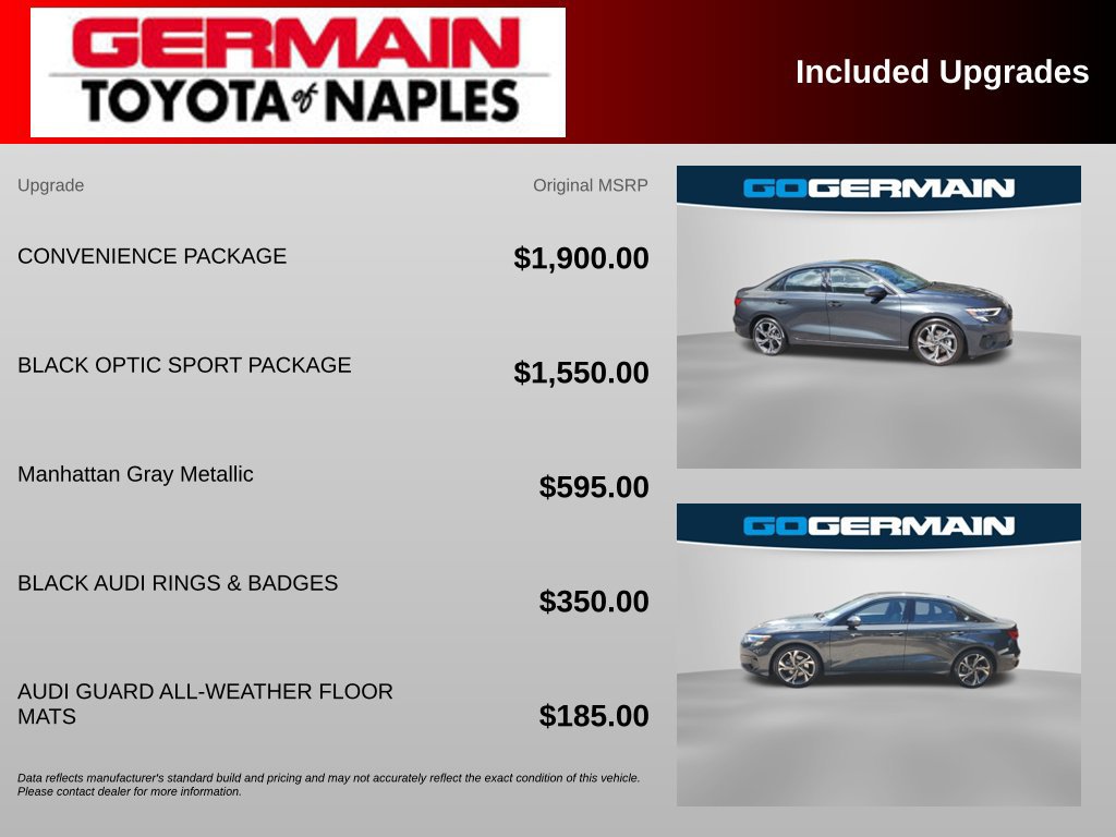Used 2023 Audi A3 2.0T Premium w/ Convenience Package FWD image 5