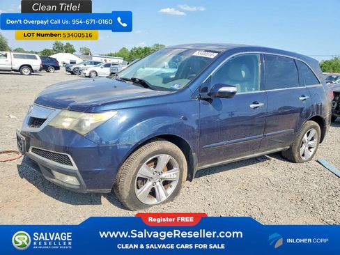 Used 2011 Acura MDX w/ Technology Package AWD/4WD image 1