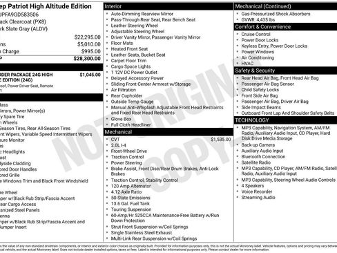 Used 2016 Jeep Patriot High Altitude FWD image 34