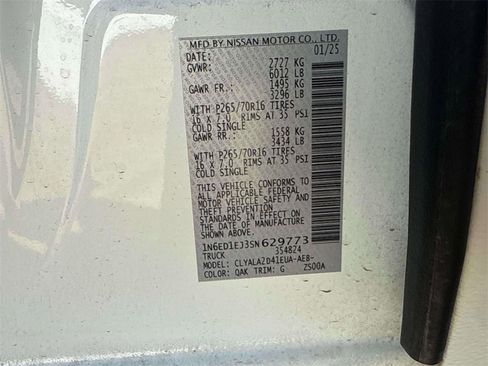 Used 2025 Nissan Frontier S w/ S Utility Package image 10