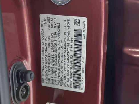 Used 2018 Honda CR-V Touring image 19