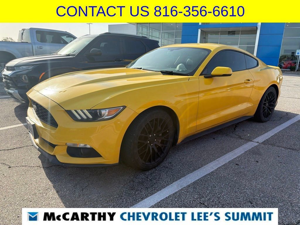 Used 2015 Ford Mustang Premium w/ Ecoboost Performance Package RWD image 1