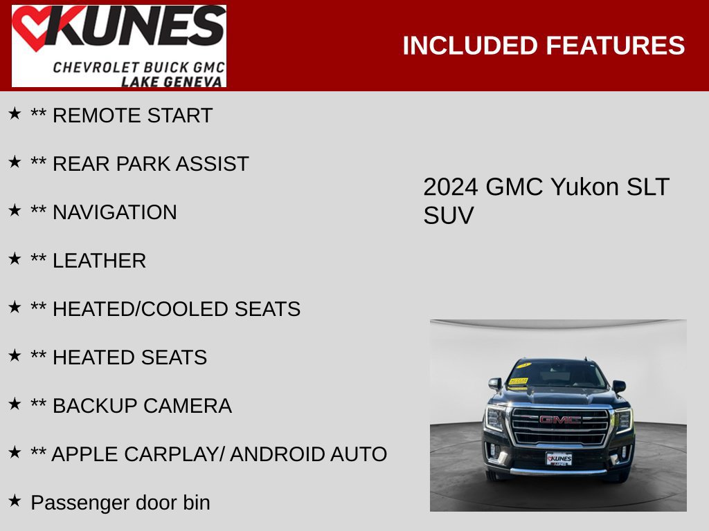 Used 2024 GMC Yukon SLT AWD/4WD image 2