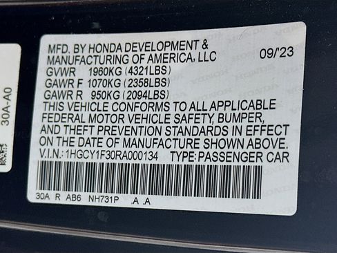 Used 2024 Honda Accord EX image 12