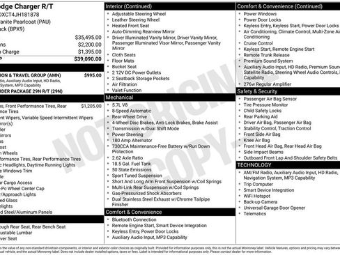 Used 2018 Dodge Charger R/T w/ Navigation & Travel Group image 7