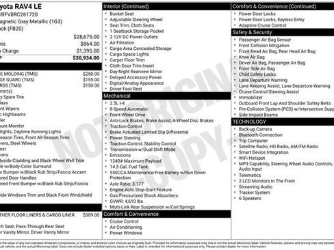 Certified 2024 Toyota RAV4 LE FWD image 28
