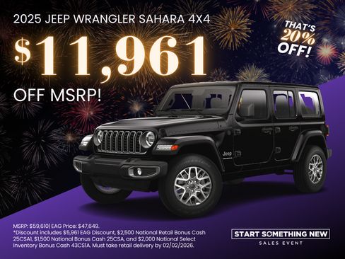 New 2025 Jeep Wrangler Unlimited Sahara w/ Safety Group AWD/4WD image 2