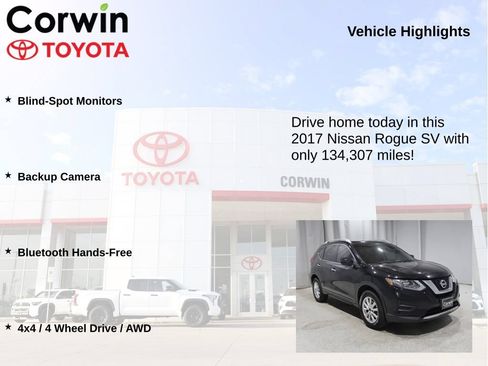 Used 2017 Nissan Rogue SV AWD/4WD image 6
