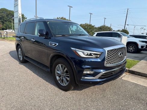Used 2021 INFINITI QX80 Luxe w/ Cargo Package RWD image 3