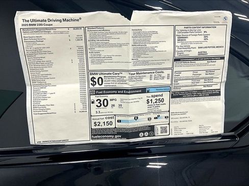 New 2025 BMW 230i Coupe w/ Convenience Package image 41