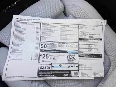 New 2026 BMW X5 sDrive40i w/ Executive Package image 18