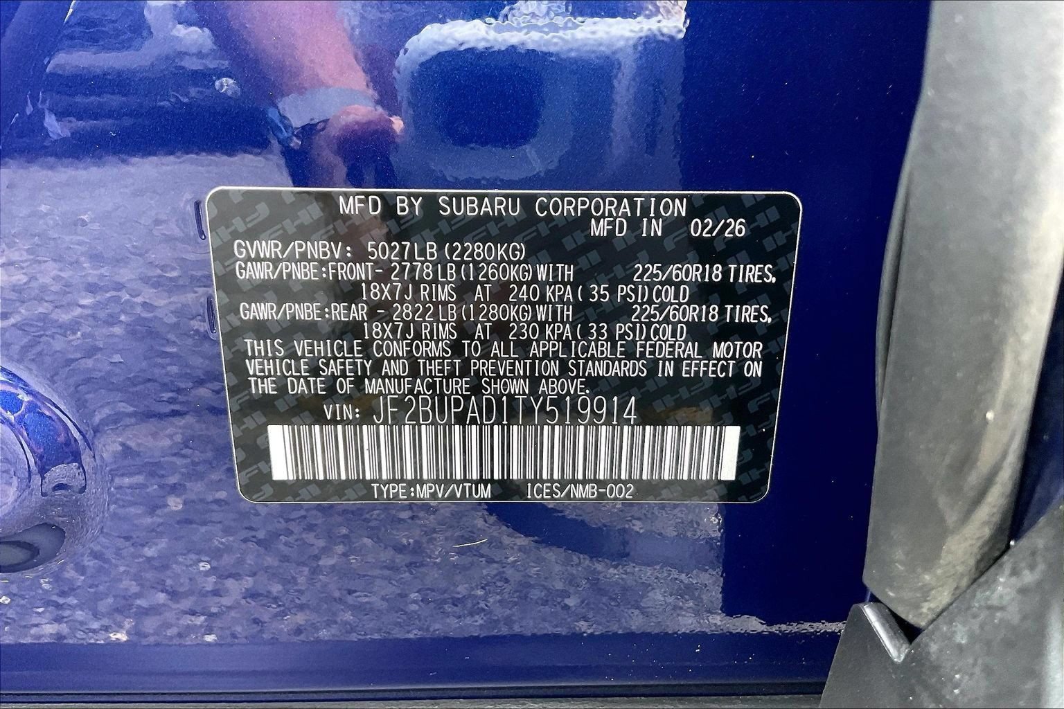 Certified 2026 Subaru Outback Premium AWD/4WD image 33