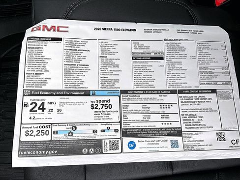 New 2026 GMC Sierra 1500 Elevation w/ Elevation Premium Package image 14