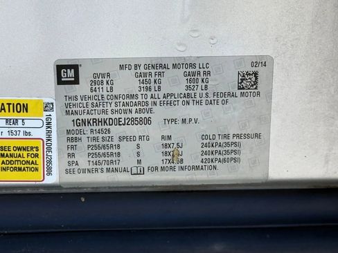 Used 2014 Chevrolet Traverse LT w/ LPO, 'HIT The Road' Package image 32