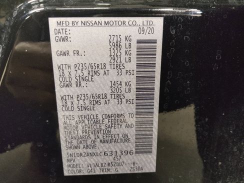 Used 2020 Nissan Pathfinder S image 33