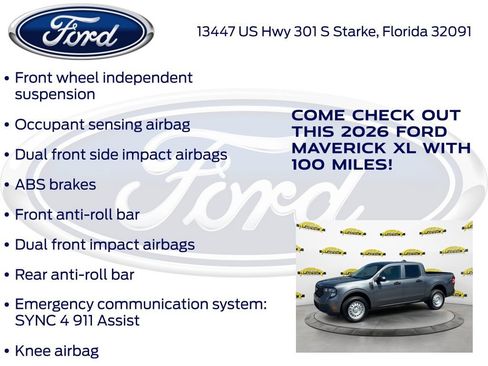 New 2026 Ford Maverick XL FWD image 25